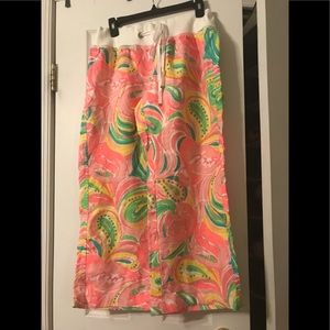 Lilly Pulitzer linen beach pant Size L